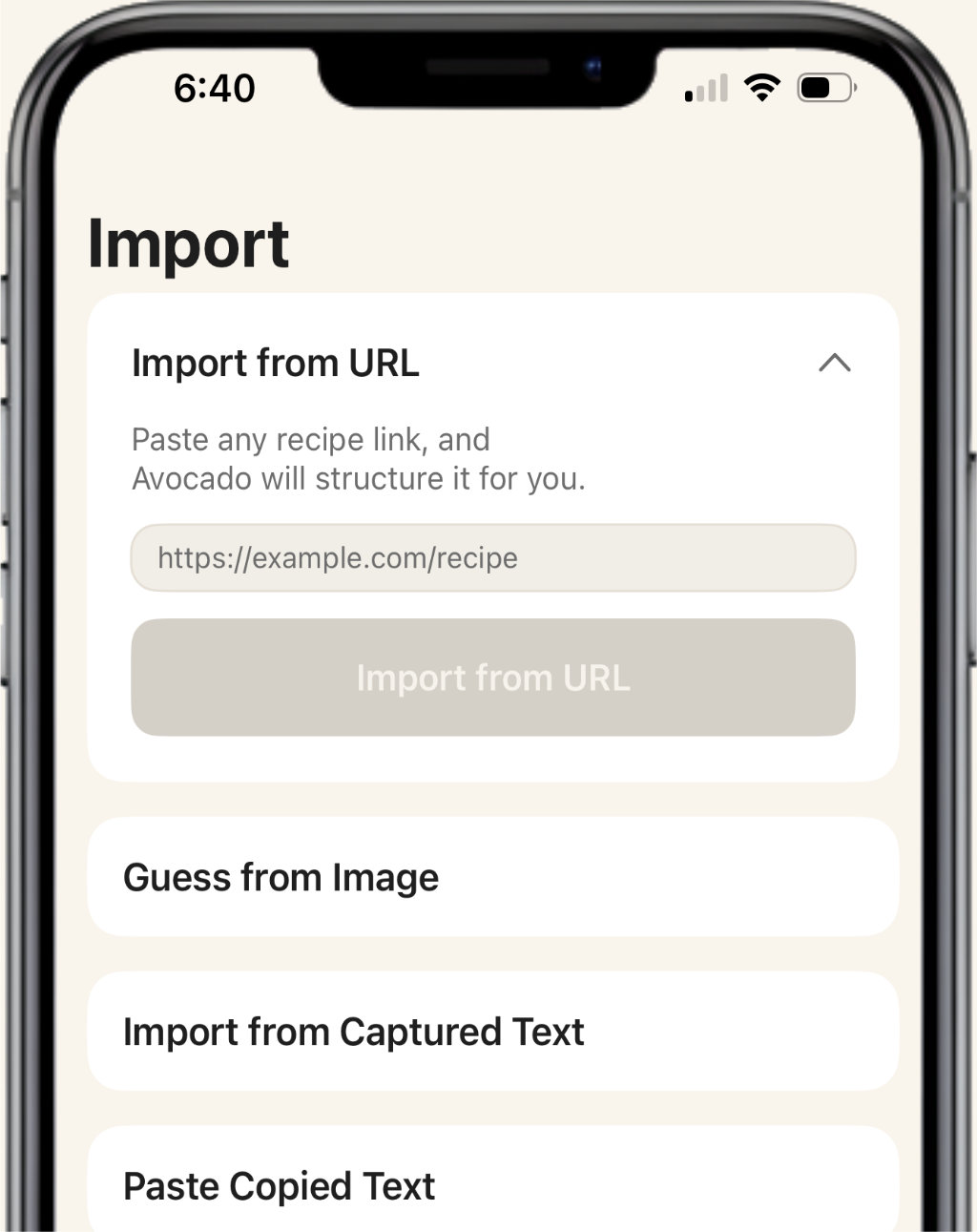 Generate a recipe from a photo